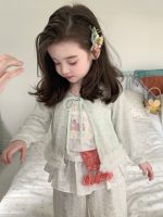 【90-150】 カーディガン 女の子 薄手 シンプル ゆったり - 画像 (4)