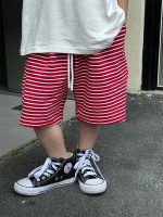 【90-150】ショートパンツ 男の子 ボーダー柄 ストリート風 - 画像 (3)