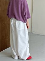 【90-160】パンツ 男の子 無地 ワイドレッグ カーゴパンツ - 画像 (6)