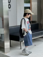 【100-150】Tシャツ プリント 夏新作 男の子 - 画像 (4)