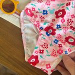 【90-140】水着 カラフルフラワー かわいい スイムウェア - 画像 (10)