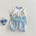 【73-120】ベストor半袖Tシャツorパンツ ベビー かわいい カジュアル - 画像 (5)