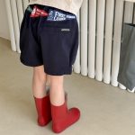 【80-130】ショートパンツ 女の子 英字 ストリート風 - 画像 (5)