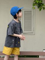 【100-160】Tシャツ 半袖 男の子 ペイント風 グラフィティT レトロカートゥーン アート - 画像 (5)