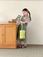 【100-170】デニムサロペットスカート 女の子 韓国風 レトロ - 画像 (5)