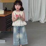 【90-150】ベスト 女の子 レース フリル おしゃれ - 画像 (5)