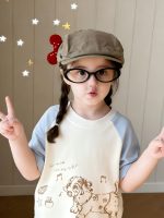 【90-150】半袖Tシャツ 女の子 イヌ ラグラン カジュアル - 画像 (4)