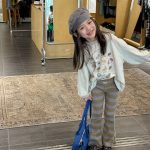 【80-130】パンツ 女の子 ボーダー柄 ベルボトム 履きやすい