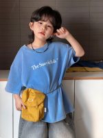 【100-150】Tシャツ 無地 プリント 半袖 - 画像 (6)