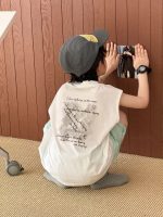 【100-160】ノースリーブTシャツ キッズ かっこいい ストリート風 動きやすさ抜群 - 画像 (6)