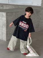 【100-160】Tシャツ 半袖 レトロ プリント ゆったり - 画像 (4)