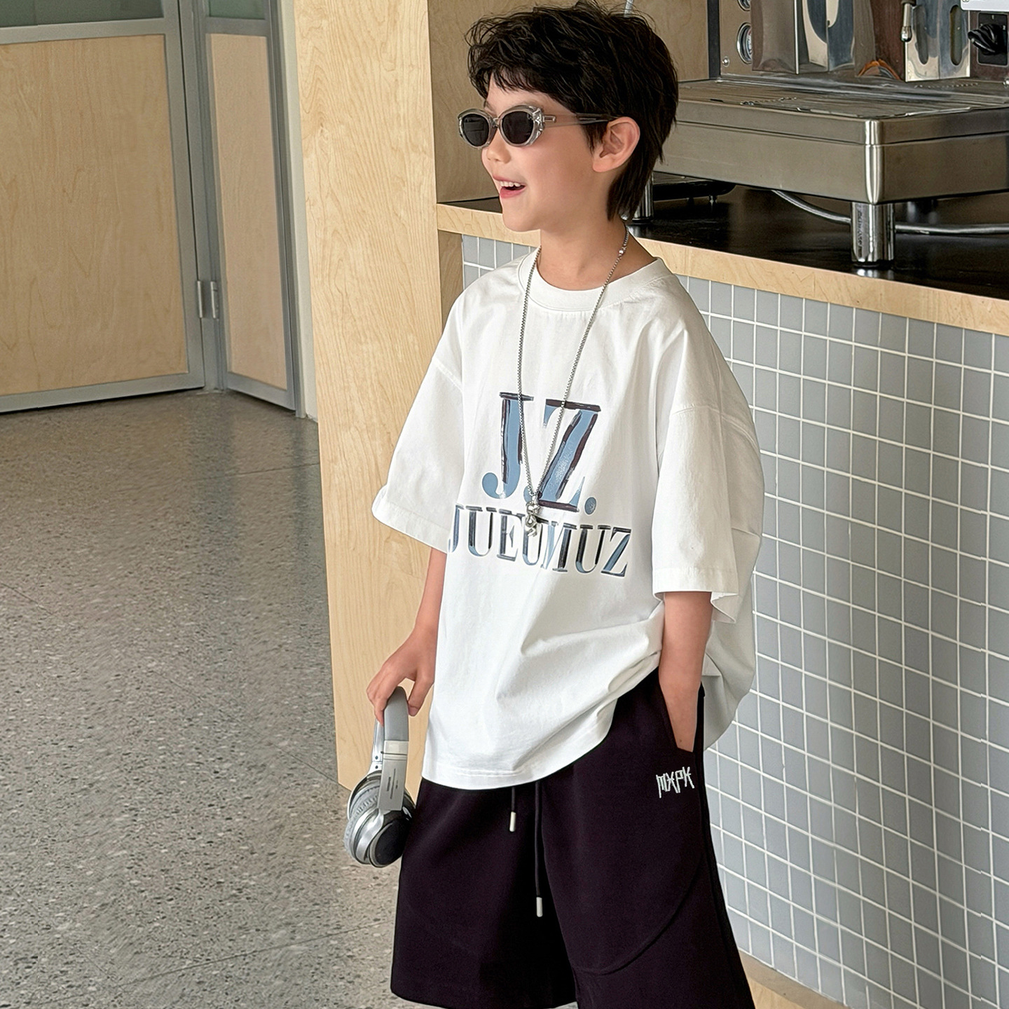 O1CN01d5J0da1IH8W7pcpjQ_!!2215116460867-0-cib 【90-160】半袖Tシャツ 男の子 プリント 英字 着せやすい - 画像 (1)