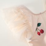【90-140】水着 帽子付き チェリー柄 キュート スイムウェア - 画像 (7)