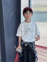 【90-160】Tシャツ プリント 夏新作 カジュアル - 画像 (4)