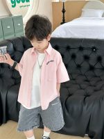 【90-140】半袖 シャツ 男の子 刺繍 シンプル お出かけに - 画像 (5)