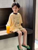 【100-170】半袖Tシャツ 男の子 ボーダー柄 カジュアル - 画像 (3)