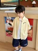 【90-140】半袖 シャツ 男の子 刺繍 シンプル お出かけに - 画像 (3)