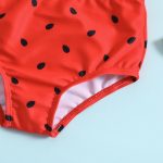 【80-130】水着 フルーツ柄フリル かわいい スイムウェア - 画像 (9)