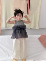 【90-140】ショートパンツ 女の子 無地 ハーレムパンツ カジュアル - 画像 (4)