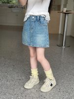 【100-170】デニムスカート 女の子 おしゃれ 定番 カジュアル - 画像 (4)