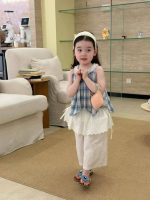 【80-130】トップスorスカート 女の子 チェック柄 ホルターネック - 画像 (5)