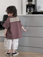 【90-130】半袖Tシャツ 男の子 無地 ゆったり - 画像 (6)