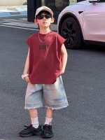 【90-150】Tシャツorショートパンツ 男の子 英字 クール - 画像 (6)