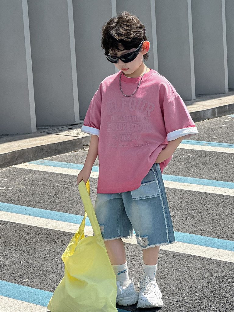 【90-140cm】半袖Ｔシャツorショートパンツ 男の子 デニム トレンド