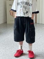 【90-160】ショートパンツ 男の子 ポケット付き カーゴパンツ - 画像 (5)