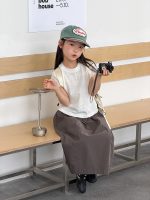 【100-170】ベスト or 半袖Tシャツ 女の子 韓国風 レイヤード - 画像 (6)