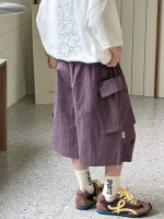 【90-160】ショートパンツ 男の子 ポケット付き 韓国風 - 画像 (5)