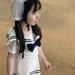 【90-140】水着 セーラー かわいい スイムウェア