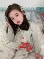 【90-150】 カーディガン 女の子 薄手 シンプル ゆったり