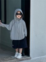 【100-150】アウター 男の子 フード付き UVカットパーカー - 画像 (5)