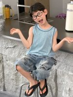 【90-160】ベスト 男の子 ドライ 柔らかい ゆったり - 画像 (5)