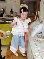【90-150】トップスorパンツorセットアップ 女の子 フリル シンプル - 画像 (6)