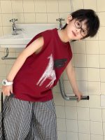 【100-160】ノースリーブTシャツ 夏 キッズ ペガサスプリント デイリーカジュアル - 画像 (5)