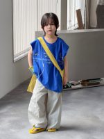 【100-150】ベスト プリント ゆったり ノースリーブ 男の子 - 画像 (6)