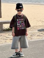 【90-160】半袖Tシャツ 男の子 英字 プリント カジュアル - 画像 (4)
