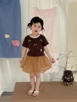 【80-140】半袖Tシャツ 女の子 リボン スウィート - 画像 (3)