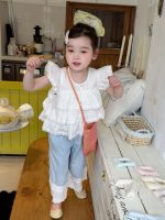 【90-150】トップスorパンツorセットアップ 女の子 フリル シンプル - 画像 (5)