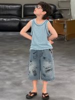 【90-160】ベスト 男の子 ドライ 柔らかい ゆったり - 画像 (6)