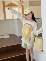 【100-170】長袖Tシャツ 女の子 パン柄 日焼け防止 ゆったり - 画像 (6)