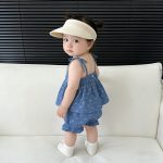 【73-100】セットアップ ベビー 女の子 リボン フリル - 画像 (4)