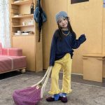 【80-130】パンツ 女の子 フリル ベルボトム おしゃれ