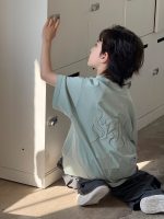 【100-160】Tシャツ 半袖 個性派刺繍 オーバーサイズ こだわりの1枚 - 画像 (5)