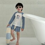 【85-135】水着 ロングスリーブ セパレート スイムウェア - 画像 (9)