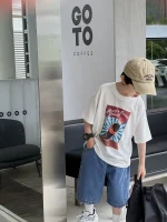【100-150】Tシャツ プリント 夏新作 男の子 - 画像 (2)