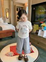 【90-150】Tシャツorパンツorセットアップ 女の子 チェック柄 シンプル - 画像 (6)