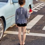 【90-140】水着 フリル リボン付き かわいい スイムウェア - 画像 (17)